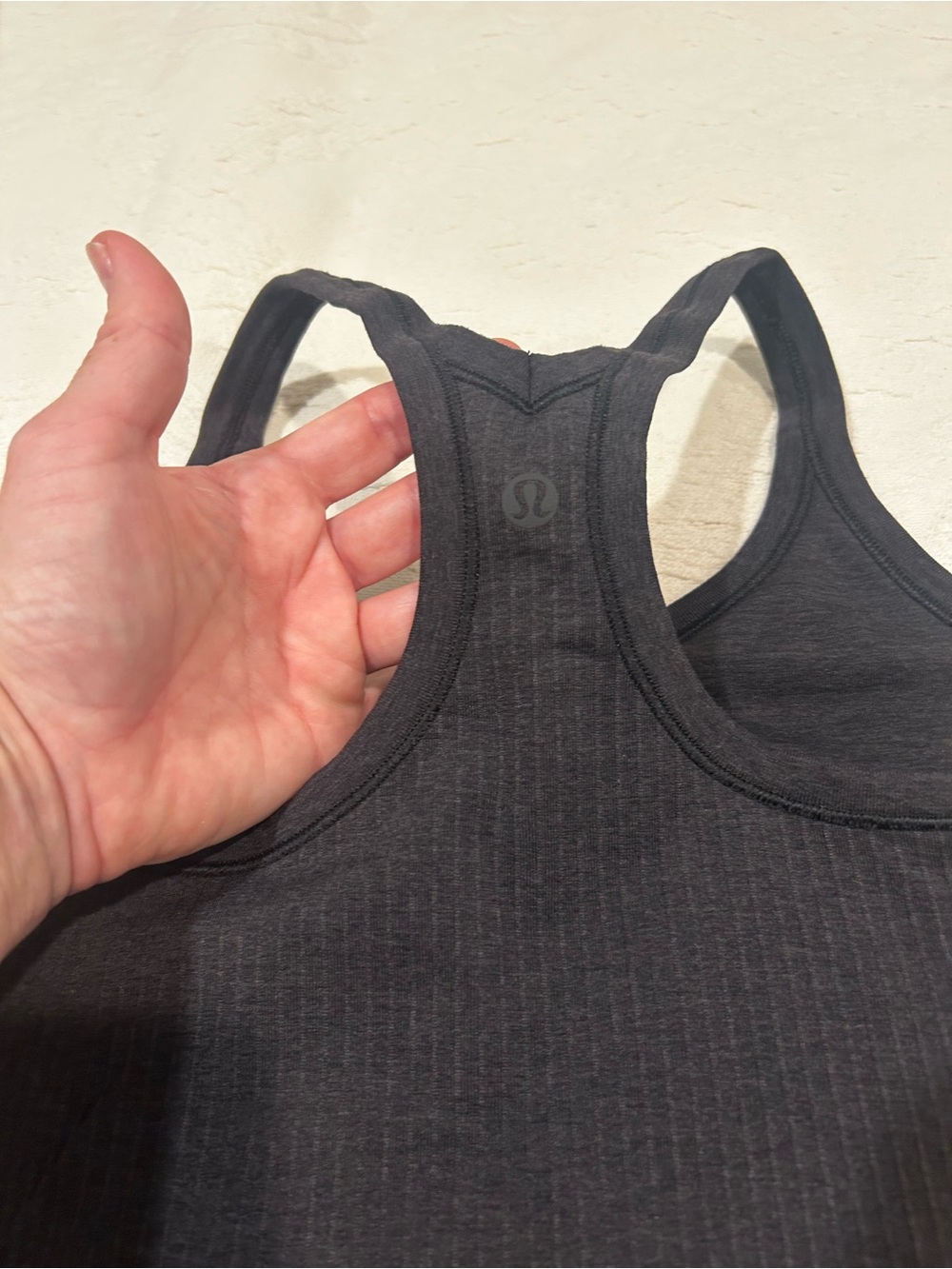 Lululemon Grey Racerback Tank Top - Picture 2 of 4